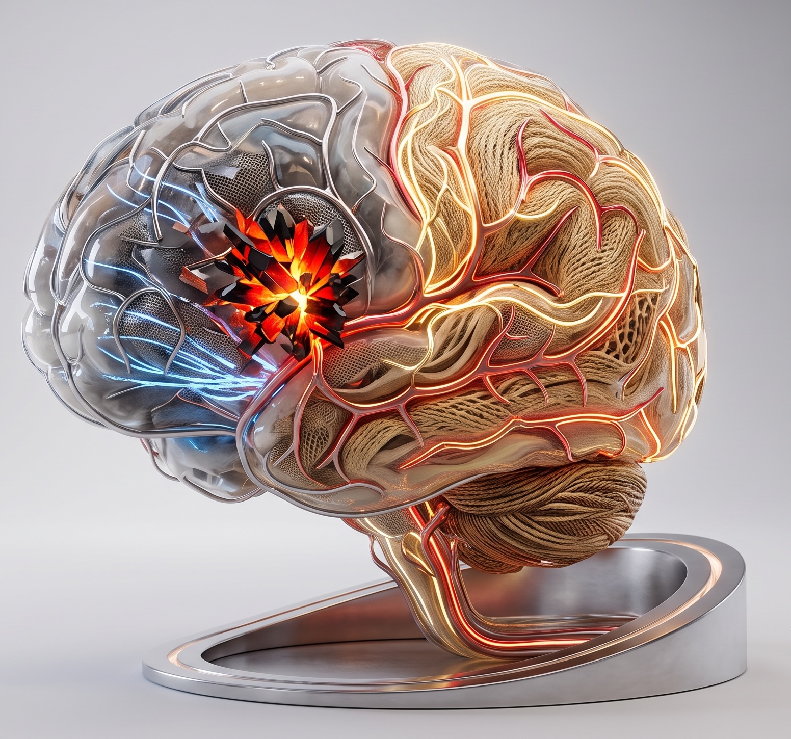 Stroke infarct growth during patient transfer